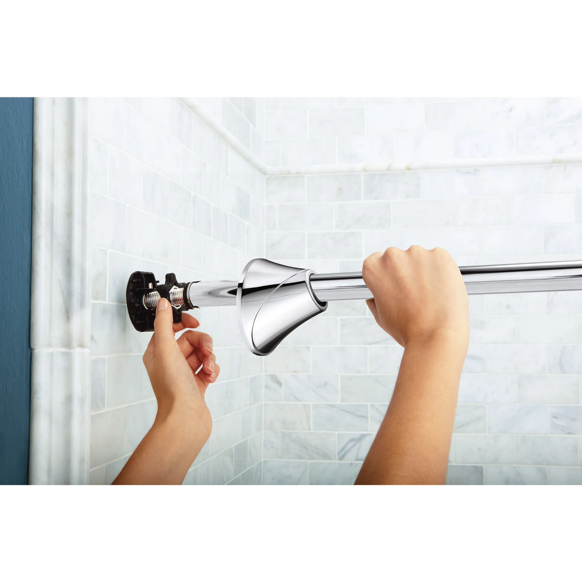 Curved Shower Rods Chrome Tension Curved Shower Rod