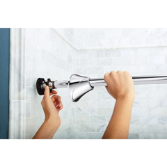 Curved Shower Rods Chrome Tension Curved Shower Rod