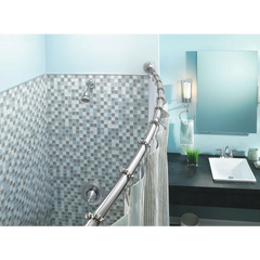 Curved Shower Rods Chrome Adjustable Curved Shower Rod