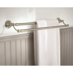 Sage Brushed nickel 24" Double Towel Bar