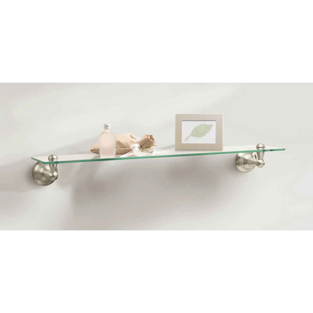 Sage Brushed nickel Vanity Shelf