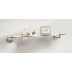 Sage Brushed nickel Vanity Shelf