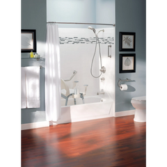 Chrome 16" Grab Bar with Shelf
