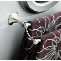 Lounge Chrome 24" Double Towel Bar