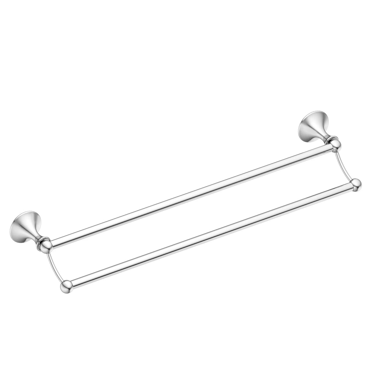Lounge Chrome 24" Double Towel Bar