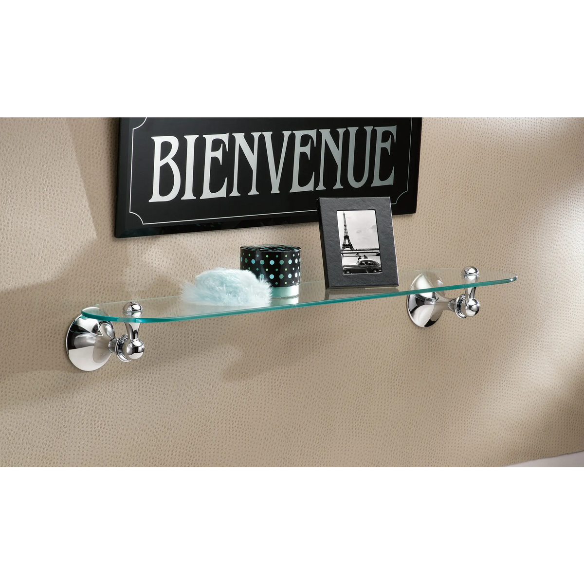 Lounge Chrome Vanity Shelf