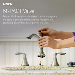 Boardwalk Two-Handle Widespread Bathroom Sink Faucet