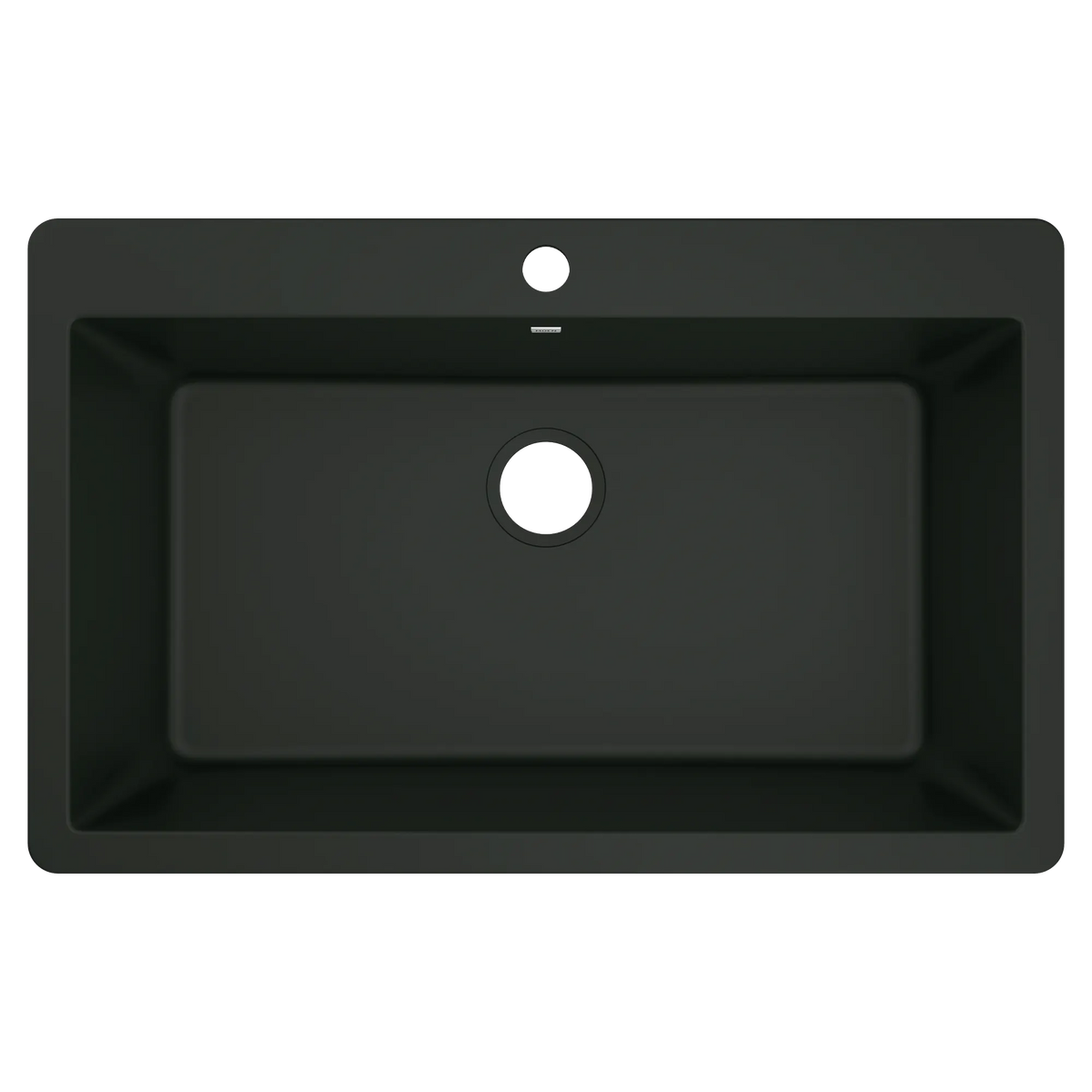 Host 33" Granite Dual Mount Single Bowl Sink
