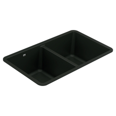 Host 33" Granite Undermount Double Bowl Sink