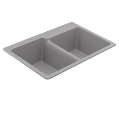 Granite Series double bowl undermount or drop in sink