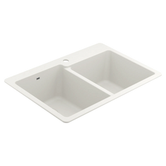 Host 33" Granite Dual Mount Double Bowl Sink
