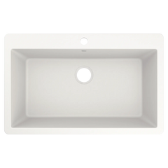 Host 33" Granite Dual Mount Single Bowl Sink