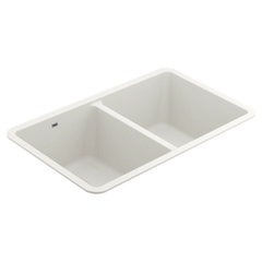 Host 33" Granite Undermount Double Bowl Sink