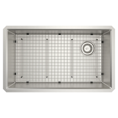 Luxe Chef™ 33” Workstation System Stainless Steel Undermount Single Bowl Sink