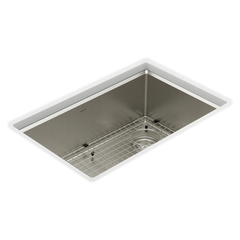 Luxe Chef™ 30” Workstation System Stainless Steel Undermount Single Bowl Sink