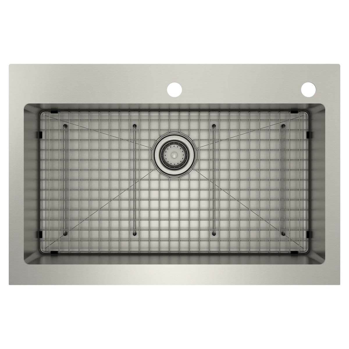 Prep 33" Stainless Steel  Dual Mount Apron Front Single Bowl Sink