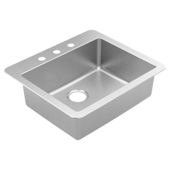 Prep 25" Stainless Steel  Drop-in Single Bowl Sink