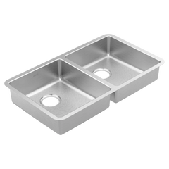 Prep 32" Undermount Double Bowl Sink