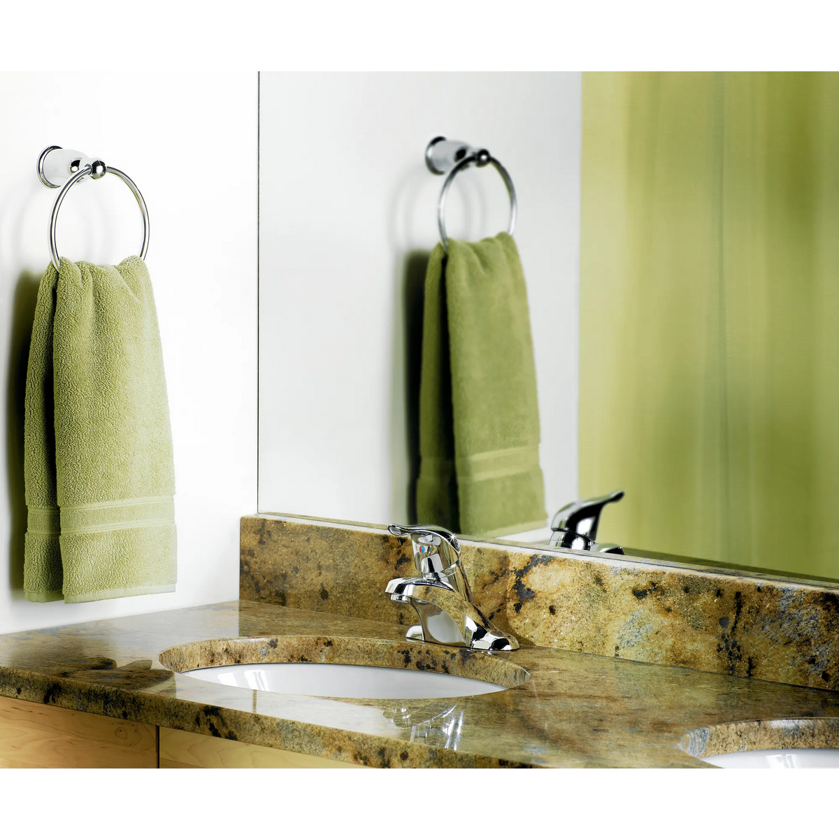 Chateau Chrome One-Handle Low Arc Bathroom Faucet