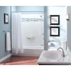 Chrome 24" Grab Bar with Towel Bar