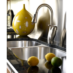 Medora Stainless one-handle high arc pulldown kitchen faucet