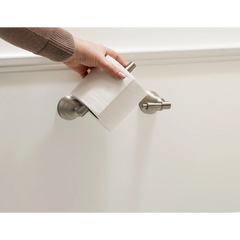 Halle Spot resist brushed nickel paper holder