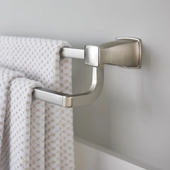 Hensley Brushed nickel 24" Double Towel Bar