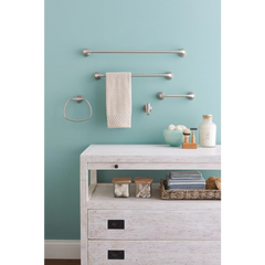 Tiffin Brushed Nickel Pivoting Toilet Paper Holder