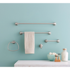 Tiffin Brushed nickel 18" Towel Bar