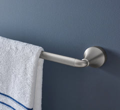 Hamden Spot resist brushed nickel 24" towel bar