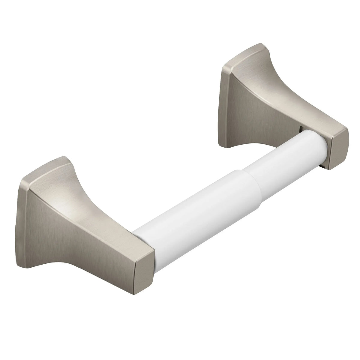 Contemporary Brushed nickel Toilet Paper Holder