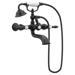 Weymouth Two-Handle Tub Filler including Handheld Shower