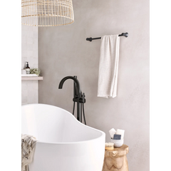 Doux Chrome One-Handle Tub Filler including Handheld Shower