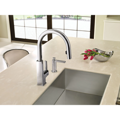 STO Chrome One-Handle High Arc Pulldown Kitchen Faucet