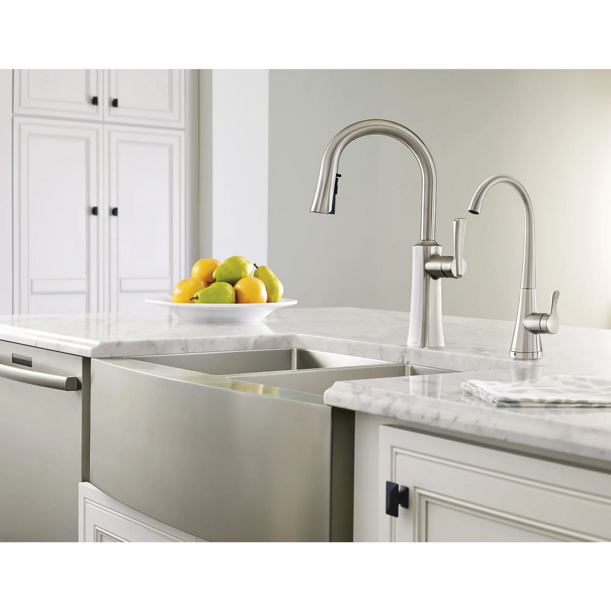 Sip Transitional Chrome One-Handle High Arc Beverage Faucet
