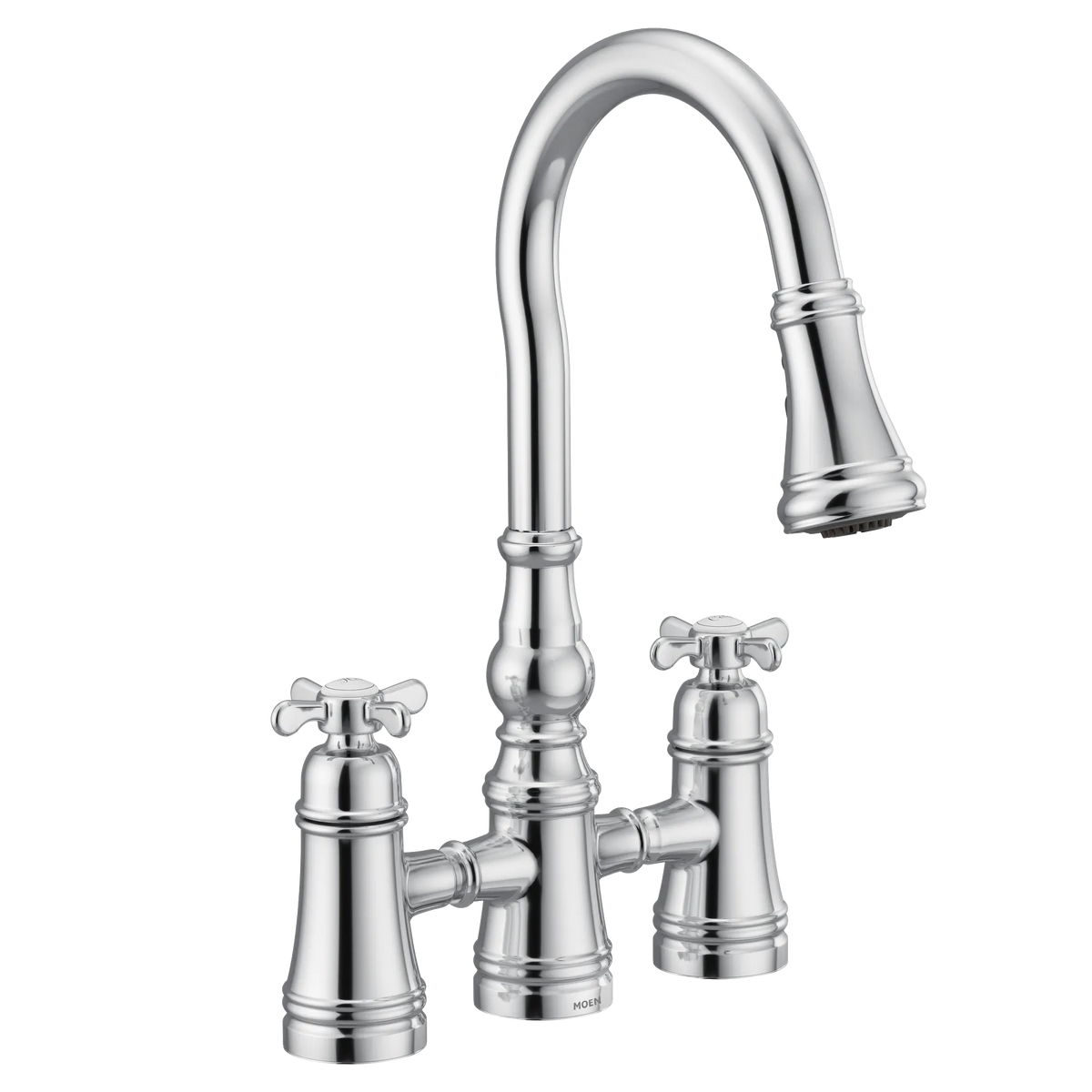 Weymouth Two-Handle High Arc Pulldown Kitchen Faucet