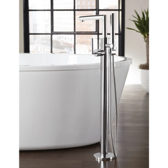 Arris Chrome One-Handle Tub Filler including Handheld Shower