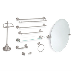 Sage Brushed nickel 24" Double Towel Bar