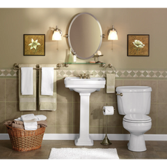 Sage Brushed nickel Vanity Shelf