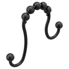 Moen Matte black shower curtain rings