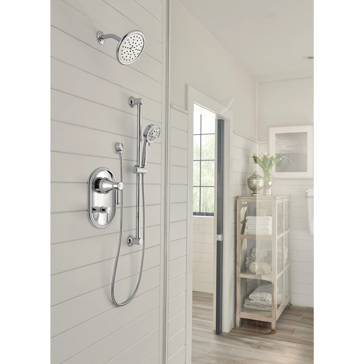 Belfield Chrome Posi-Temp(R) with diverter valve trim