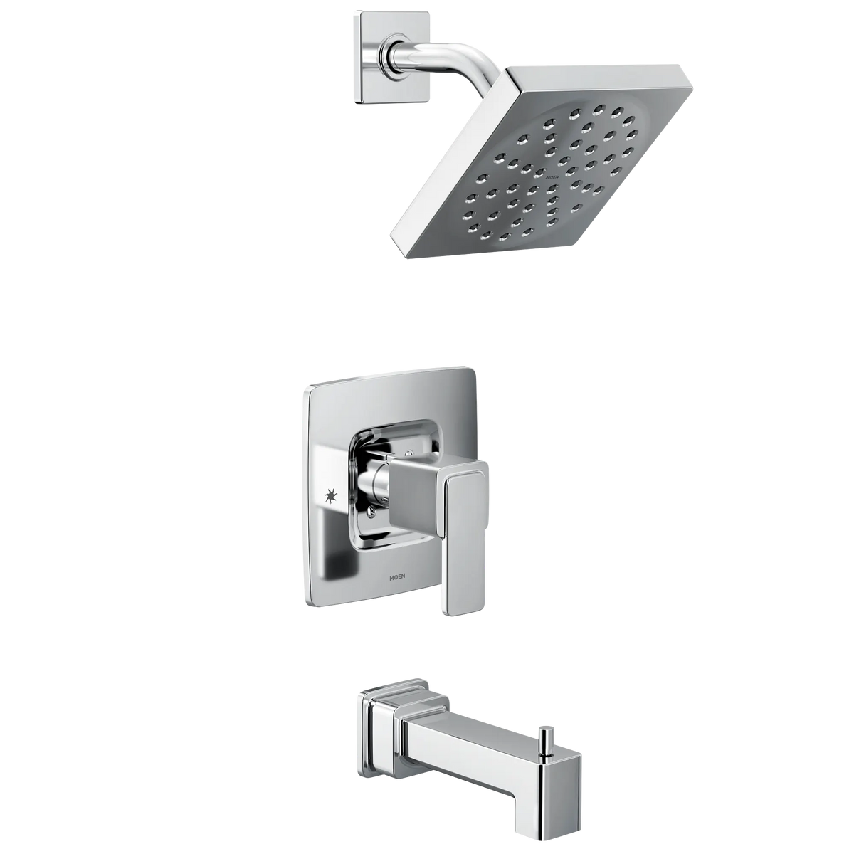 Iver Chrome Posi-Temp(R) tub/shower