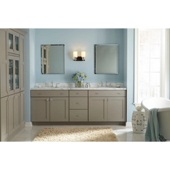 Wynford Chrome two-handle high arc bathroom faucet