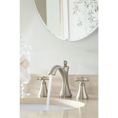 Wynford Chrome Two-Handle High Arc Bathroom Faucet