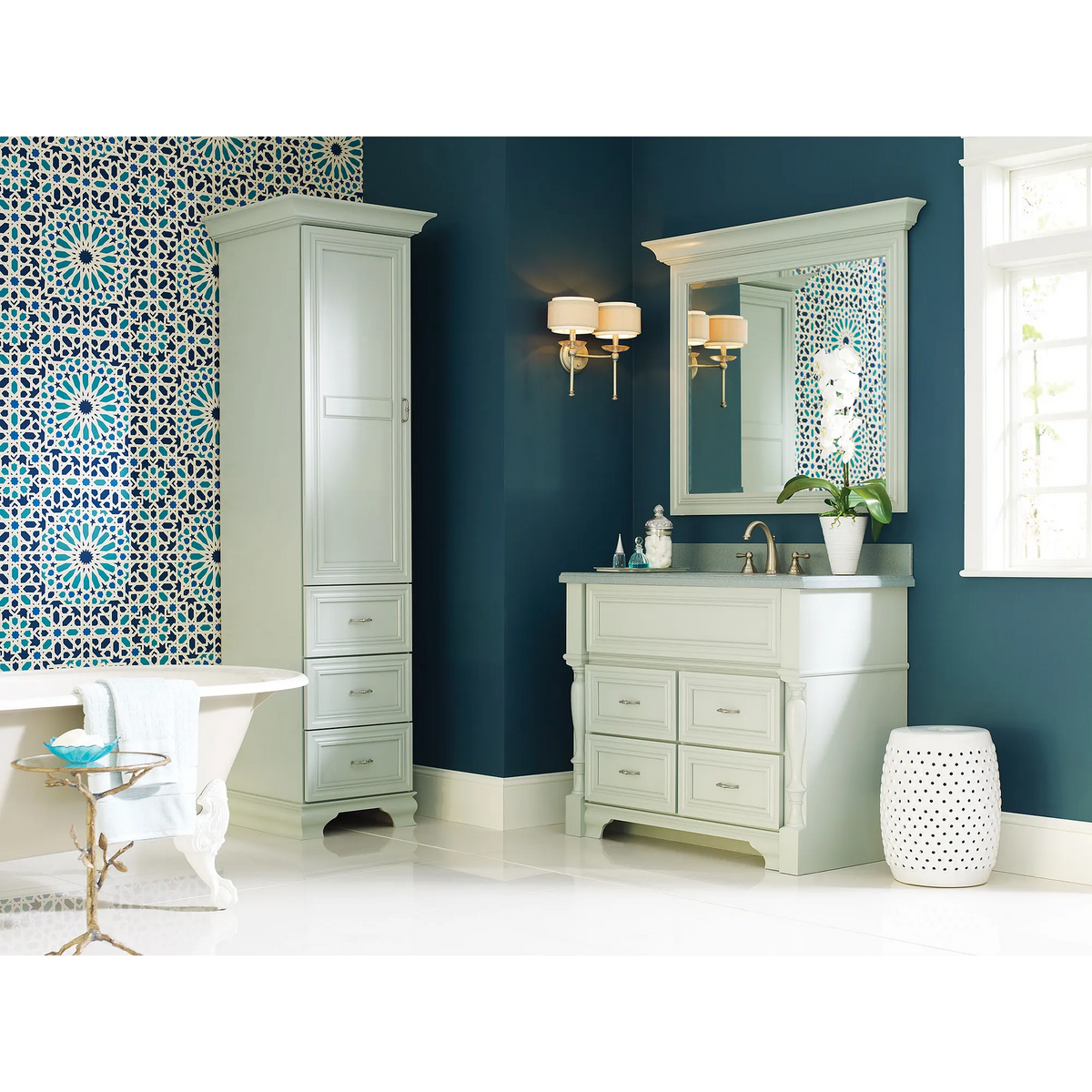 Kingsley Two-Handle High Arc Bathroom Faucet