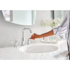 Gibson Chrome Two-Handle High Arc Bathroom Faucet