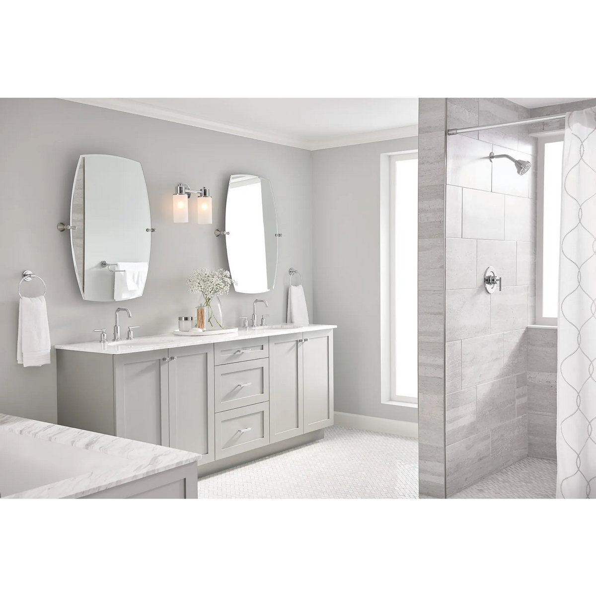 Gibson Chrome Two-Handle Non-Diverter Roman Tub Faucet