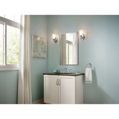 Glyde Chrome Two-Handle High Arc Bathroom Faucet