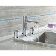 Align Chrome two-handle high arc bathroom faucet