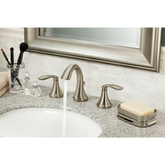 Eva Chrome two-handle high arc bathroom faucet